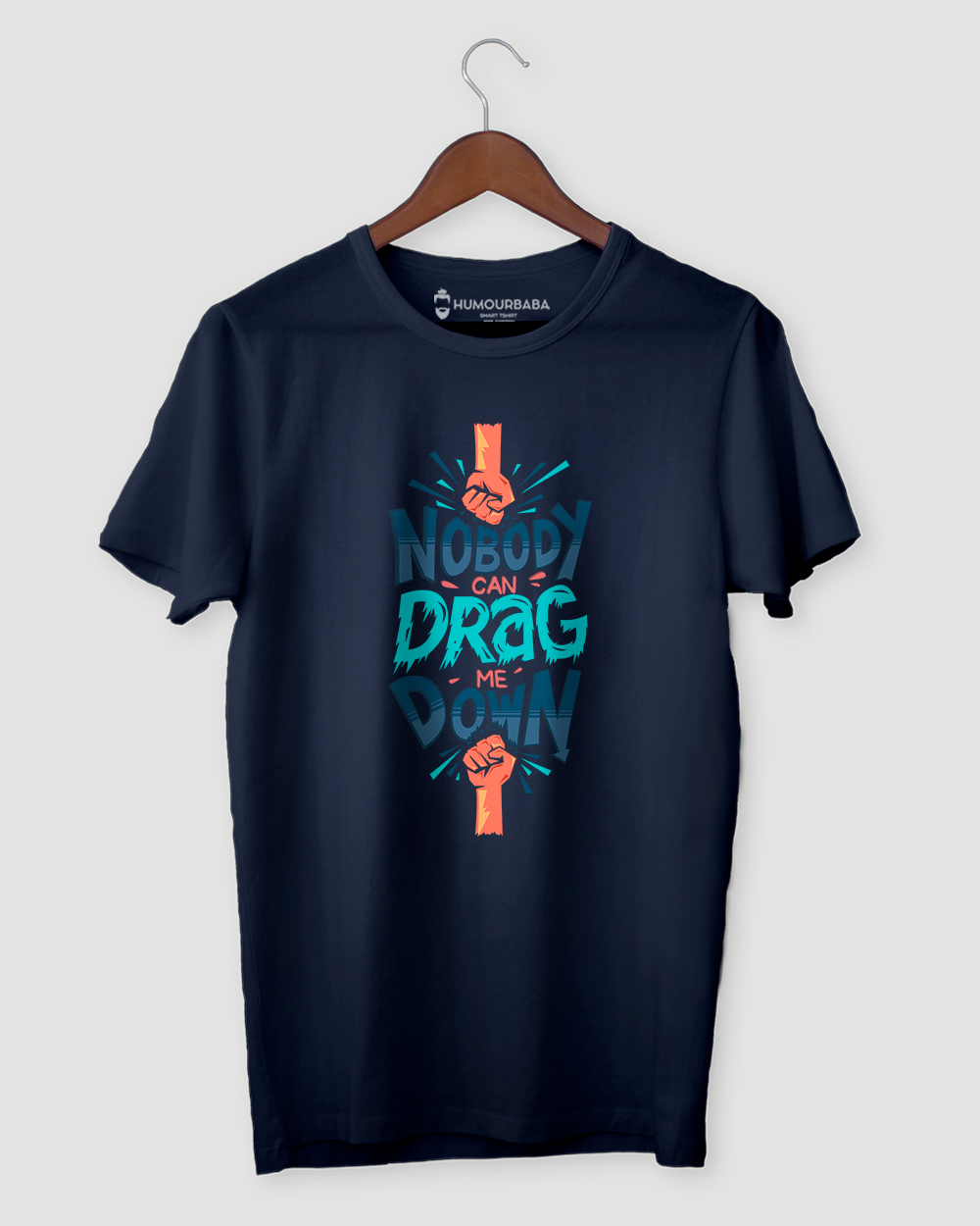 Download Nobody Can Drag Me Down Half Sleeve Smart T-Shirt ...